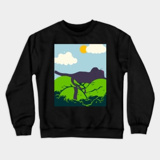 Mountain cat Crewneck Sweatshirt